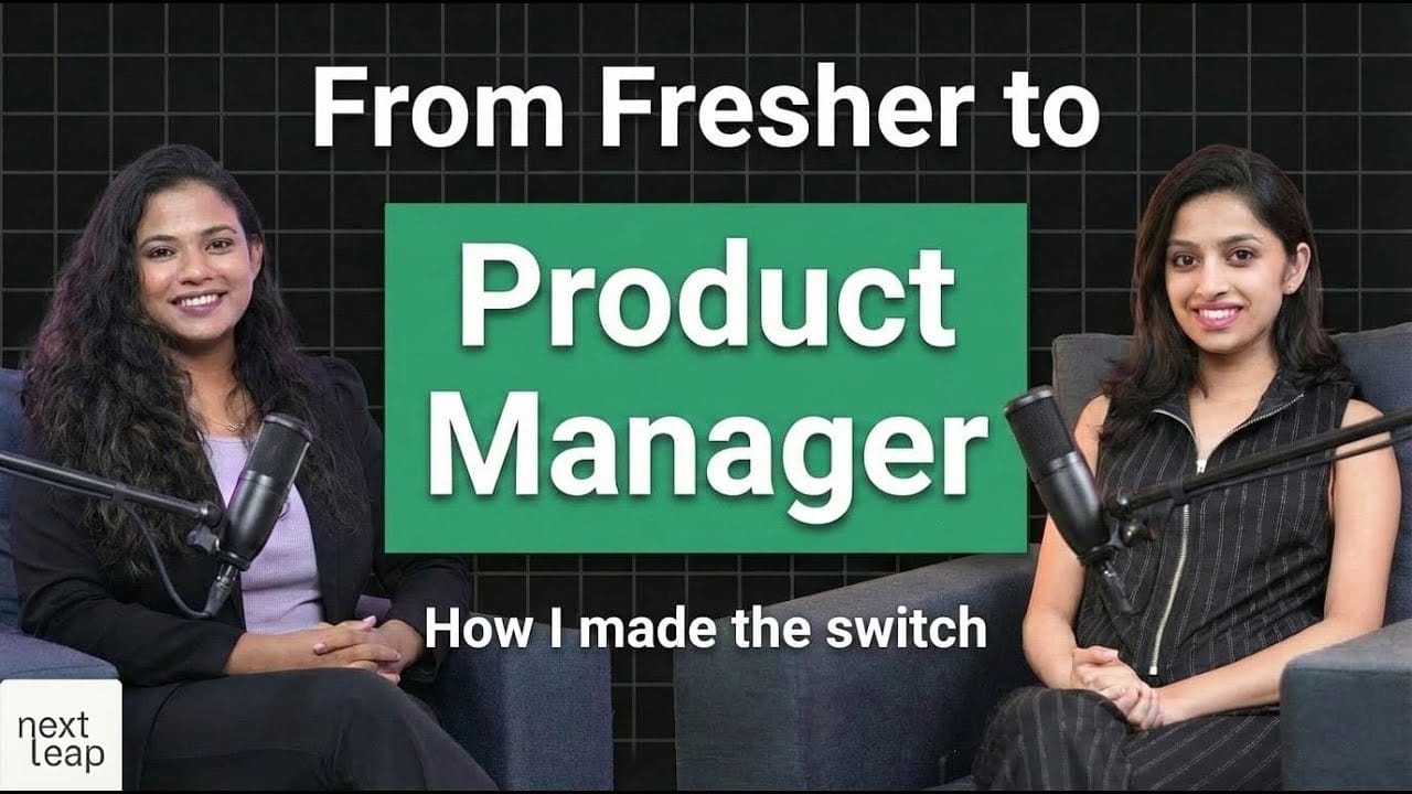 Amrutha, associate product manager and NextLeap top fellow, on the NextLeap Alumni Podcast