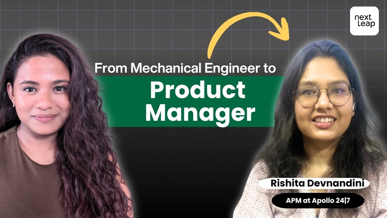 Rishita, associate product manager at Apollo 24|7 and NextLeap alumna, on the NextLeap Alumni Podcast