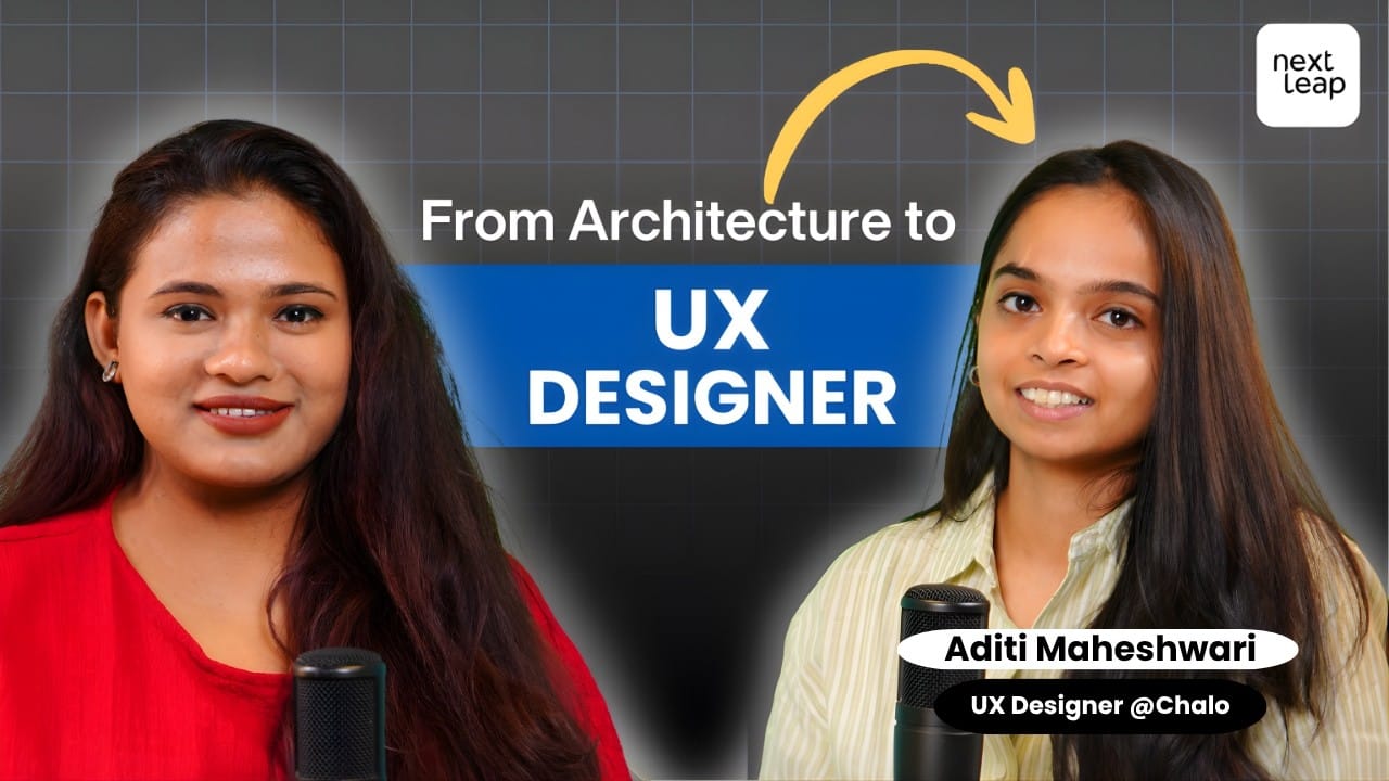 Aditi, UX designer and NextLeap alumna, on the NextLeap Podcast