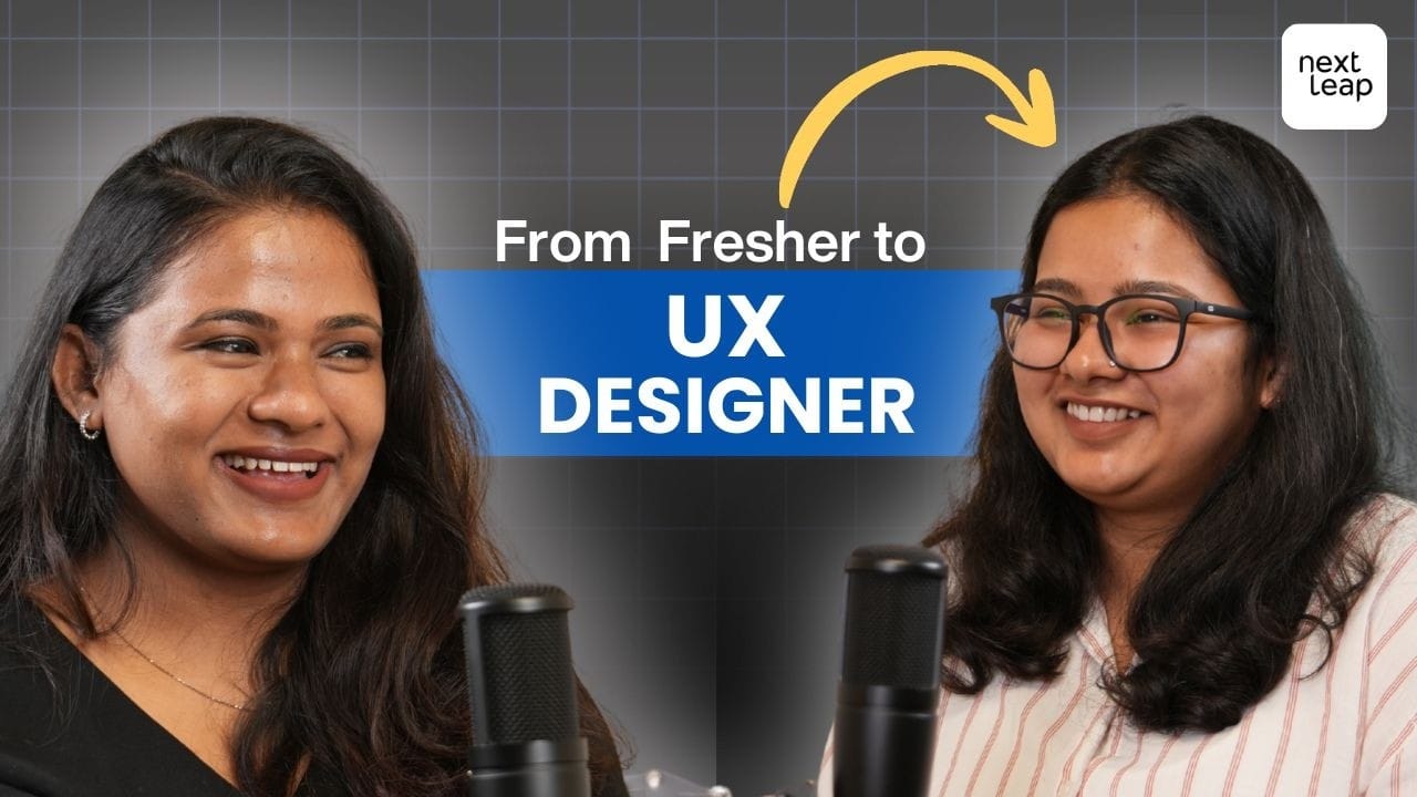 Rashi Mishra, associate product designer and NextLeap alumna, on the NextLeap Alumni Podcast