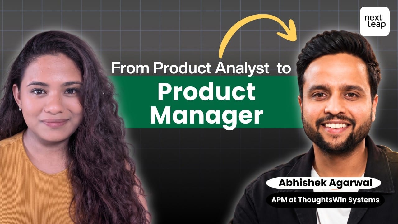 Abhishek, AI product manager and NextLeap alumnus, on the NextLeap Alumni Podcast