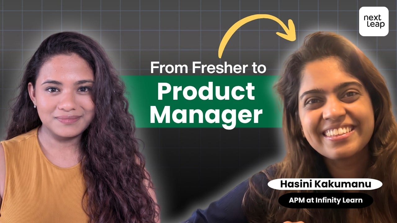 Hasini, associate product manager and NextLeap alumna, on the NextLeap Alumni Podcast