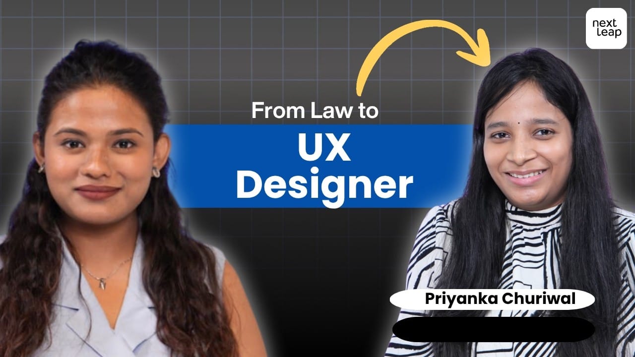 Priyanka, UI/UX designer and NextLeap alumna, on the NextLeap Podcast