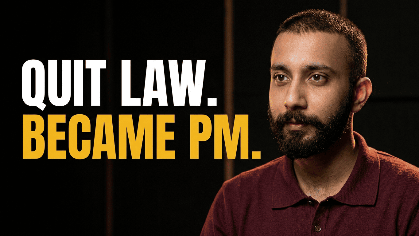 Lawyer to Product Manager After 4 Years in Law: Ashar's Story