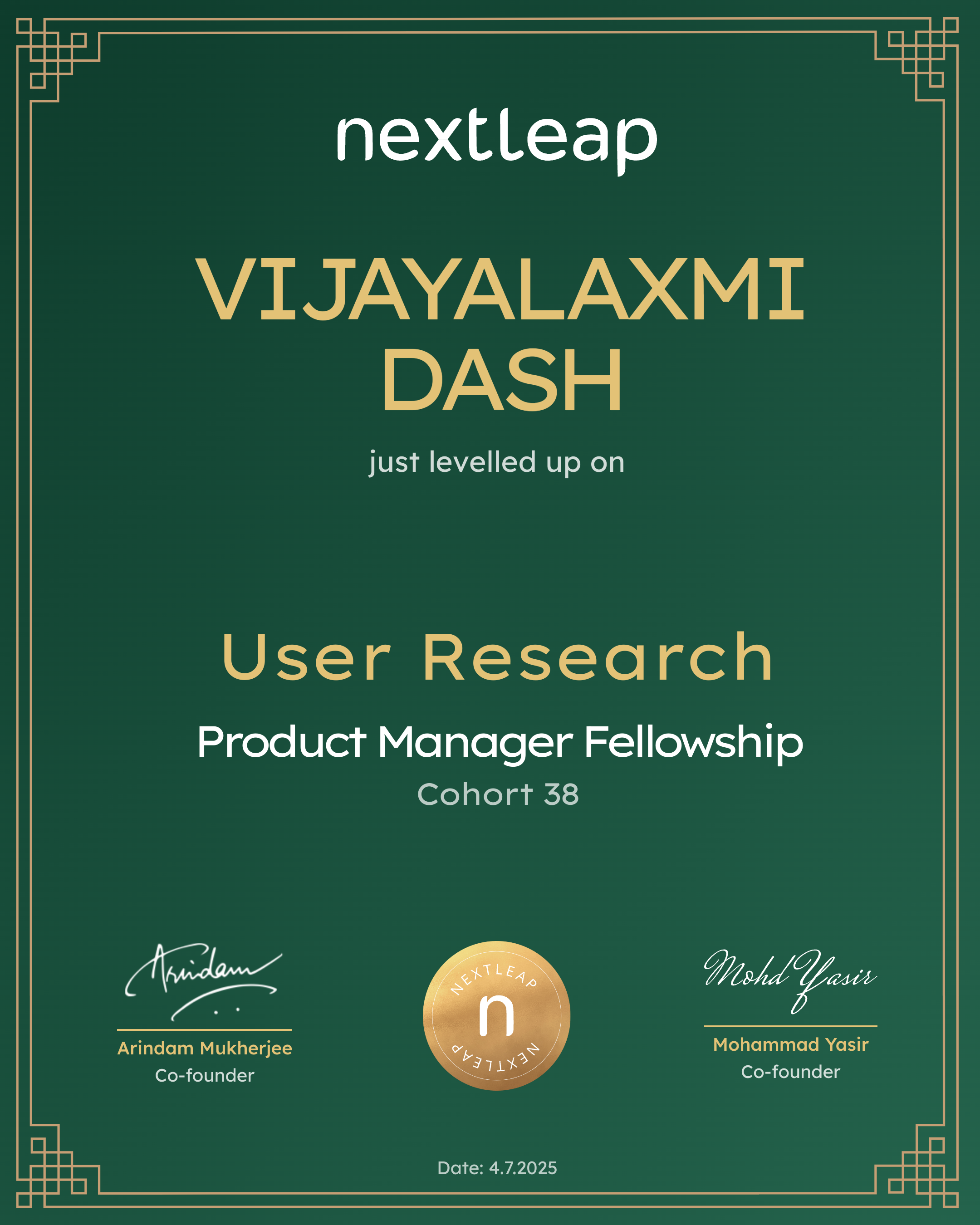 Next Leap Python Product Manager Fellowship