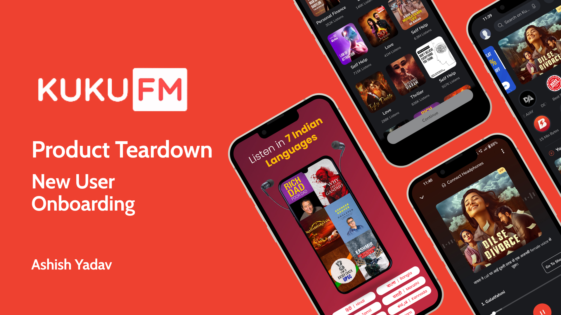 Kuku FM: New User Onboarding Journey